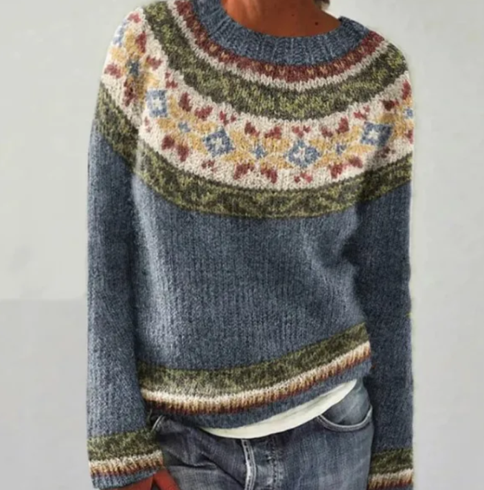 Pull Femme en Maille Style Scandinave