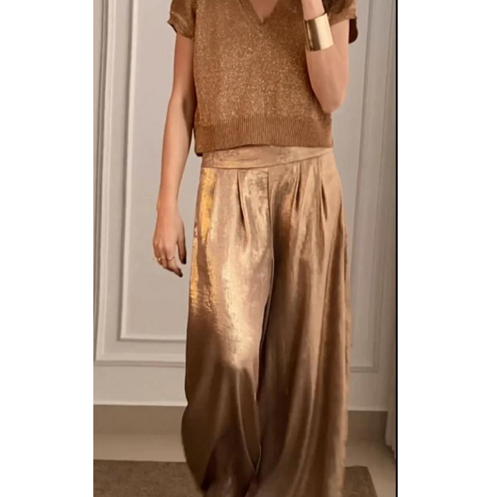 Béatrice | Ensemble élégant top et pantalon pour femmes