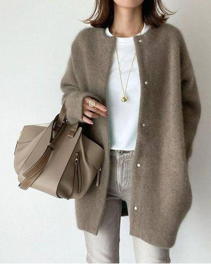 Éliane | Cardigan en tricot confortable pour femmes