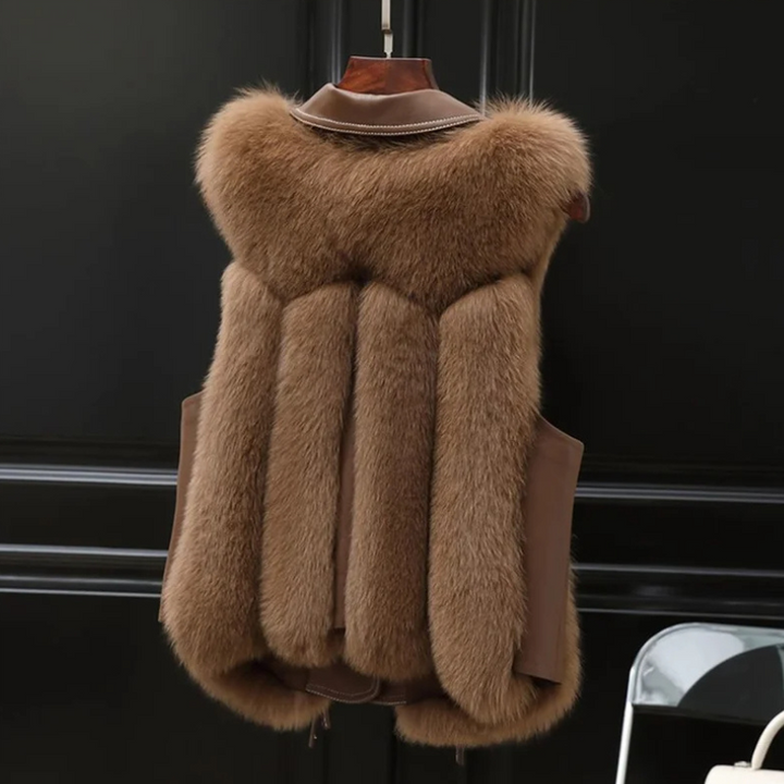 Gilet Femme en Fausse Fourrure