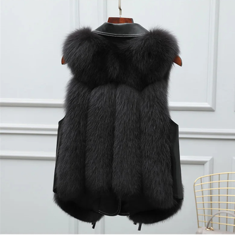 Gilet Femme en Fausse Fourrure