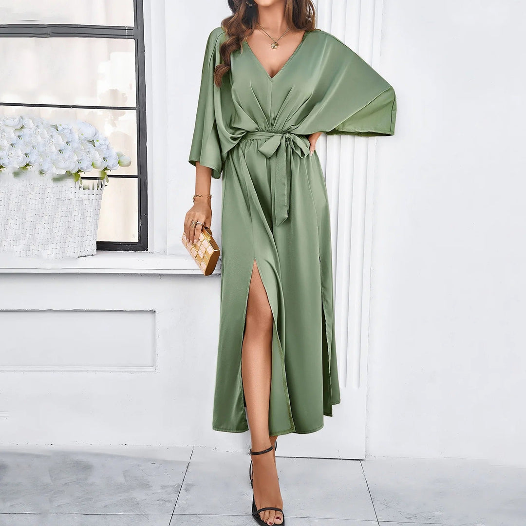 Hyacinthe | Robe pour Femme | Longue Fluide, Élégante & Polyvalente