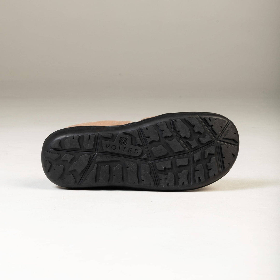 Chaussons Matelassés Doublés Fourrure à Semelle Crantée