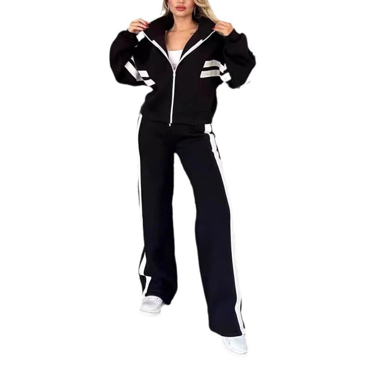 Ensemble Jogging Femme 2 Pièces avec Veste et Pantalon