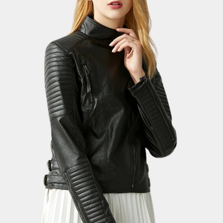 GUDRUN - Veste de Moto Élégante pour Femmes