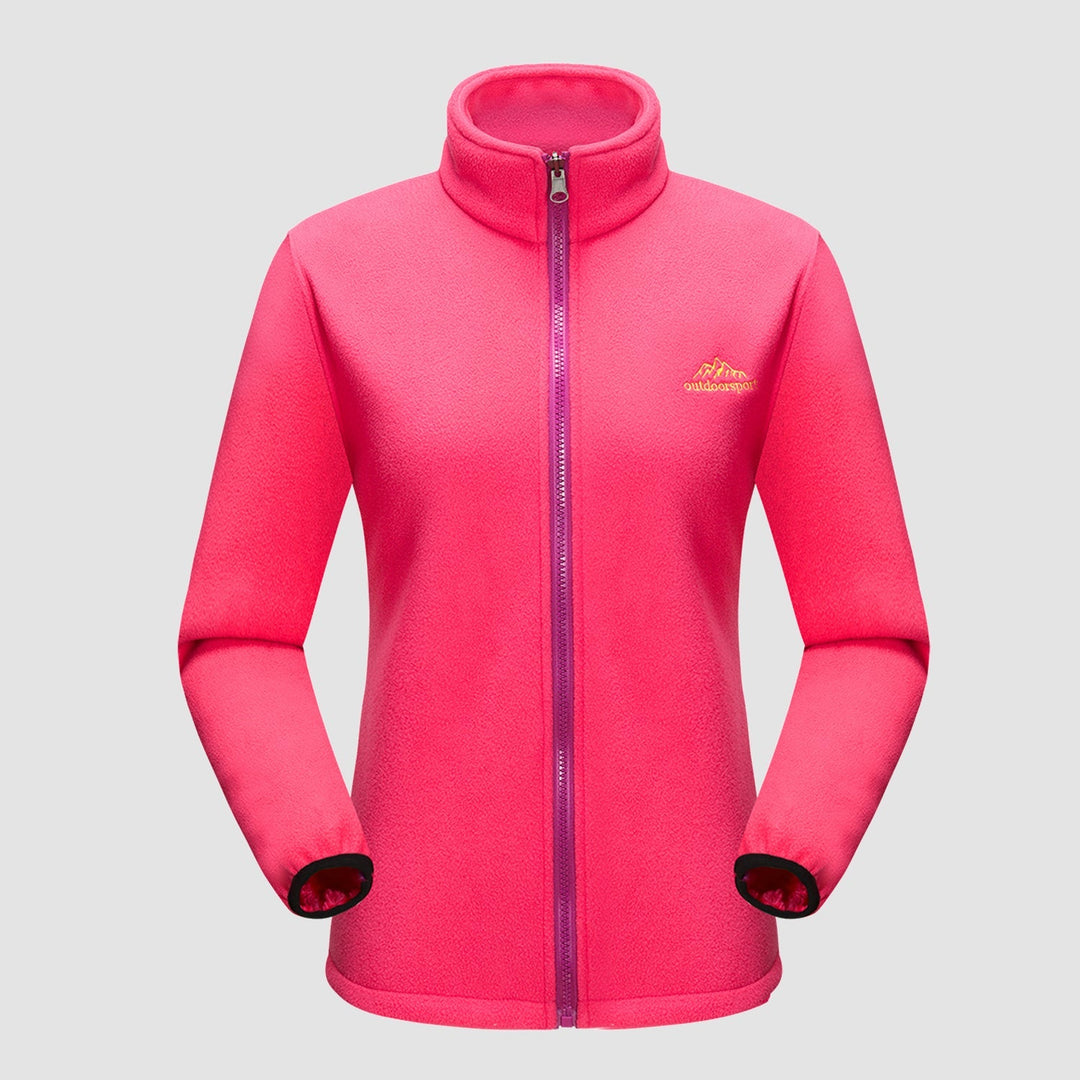 Veste de Ski Femme 3 en 1 Imperméable Doublée Polaire à Capuche