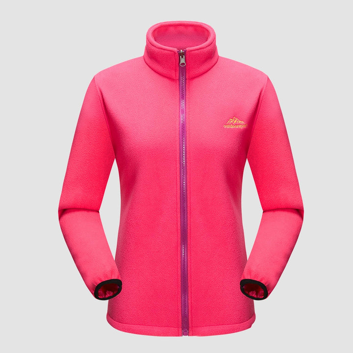 Veste de Ski Femme 3 en 1 Imperméable Doublée Polaire à Capuche