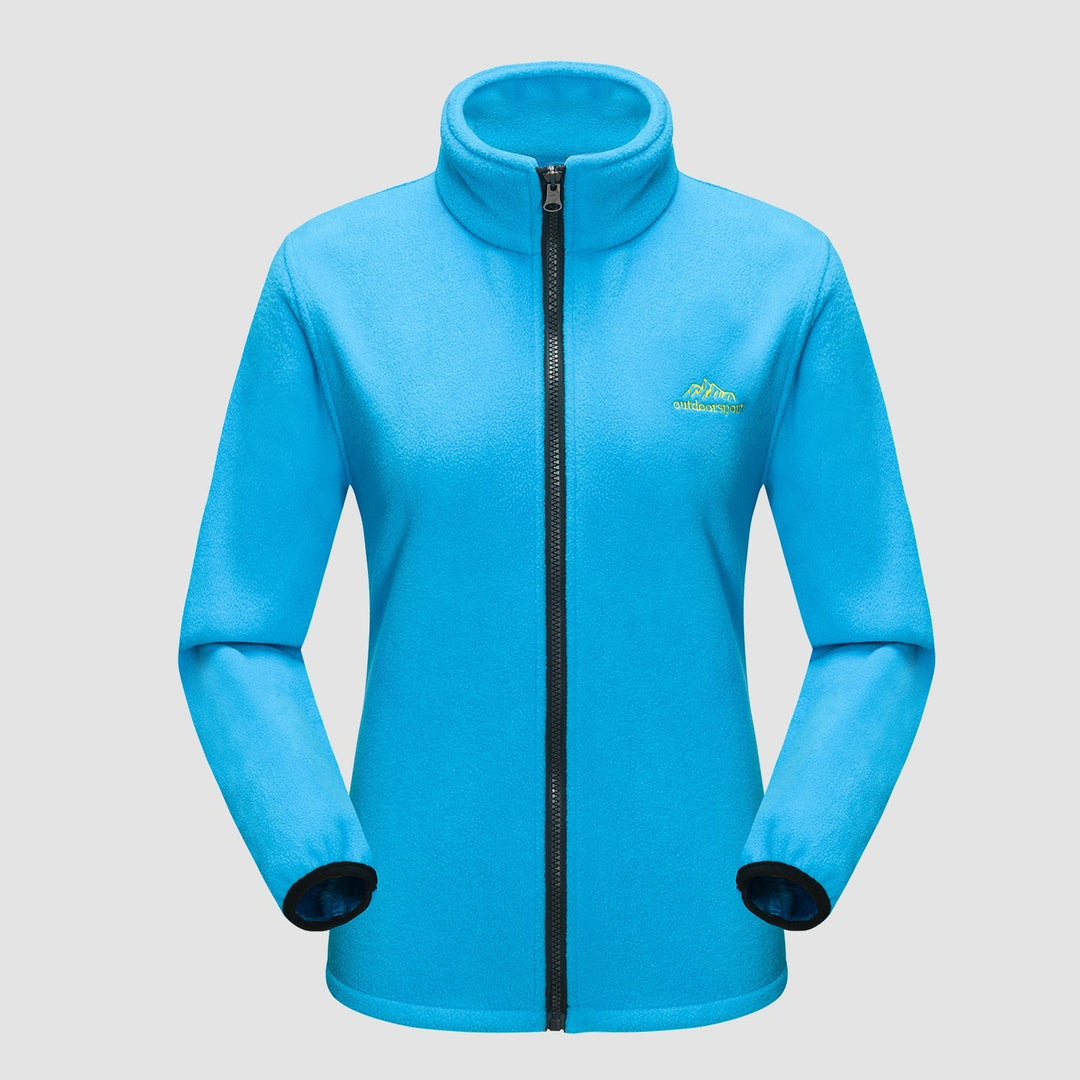 Veste de Ski Femme 3 en 1 Imperméable Doublée Polaire à Capuche