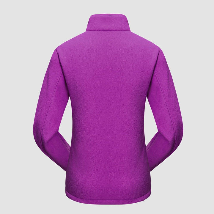 Veste de Ski Femme 3 en 1 Imperméable Doublée Polaire à Capuche