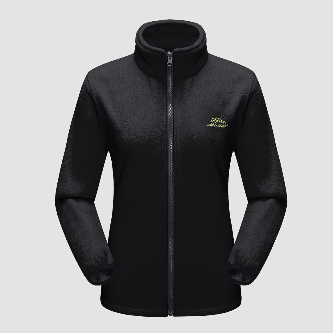 Veste de Ski Femme 3 en 1 Imperméable Doublée Polaire à Capuche