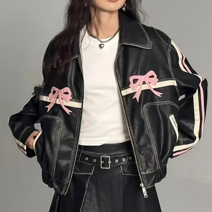 URSULINE - Veste à Imprimé Nœud Élégante pour Femmes