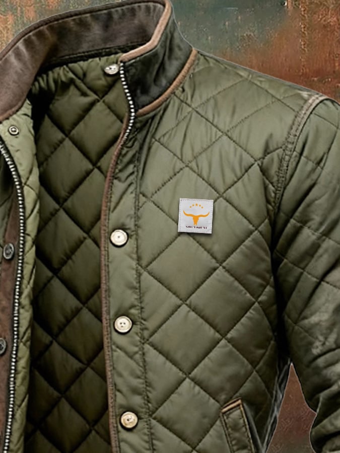 Veste Matelassée Homme d’Hiver à Boutons