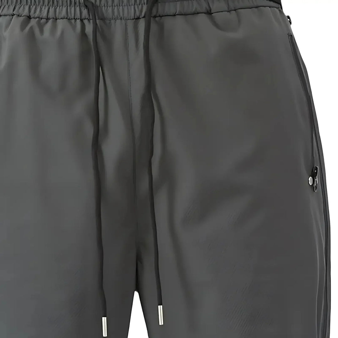 Pantalon De Pluie Homme Zippé Sur Les Côtés Déperlant Coupe Vent
