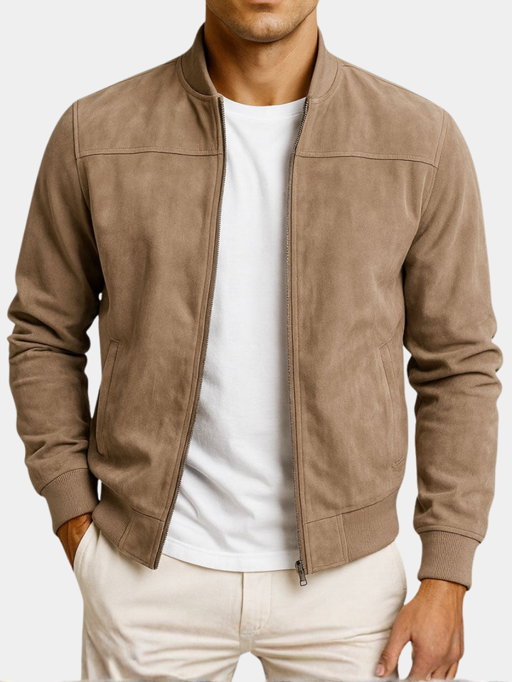 Veste Homme en Cuir Suédé