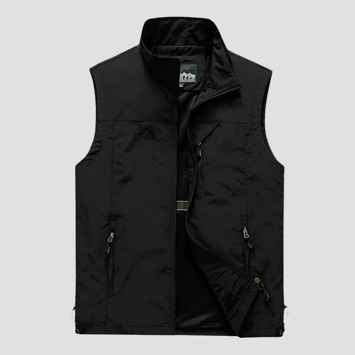 Gilet de Randonnée Homme Léger Respirant Multi Poches