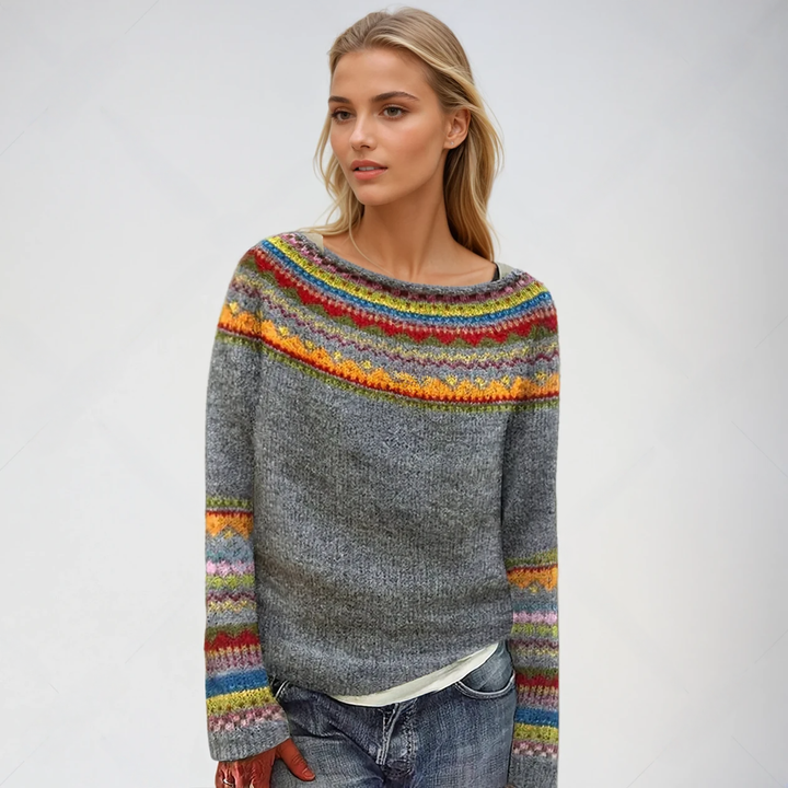 Pull Femme en Maille Style Scandinave