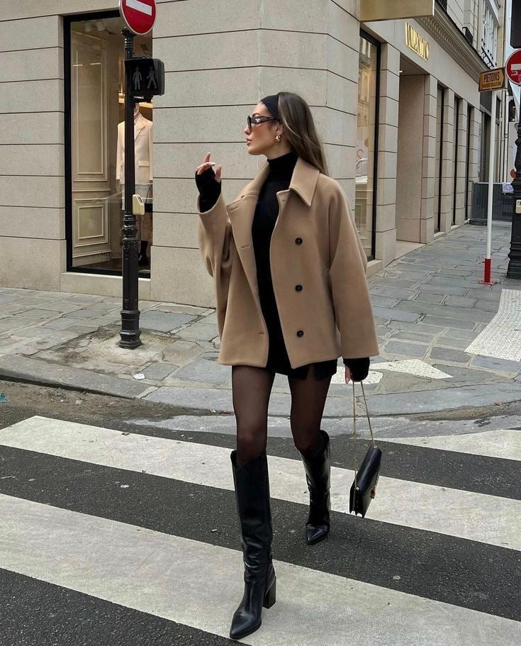 Veste Réversible Élégante Femme