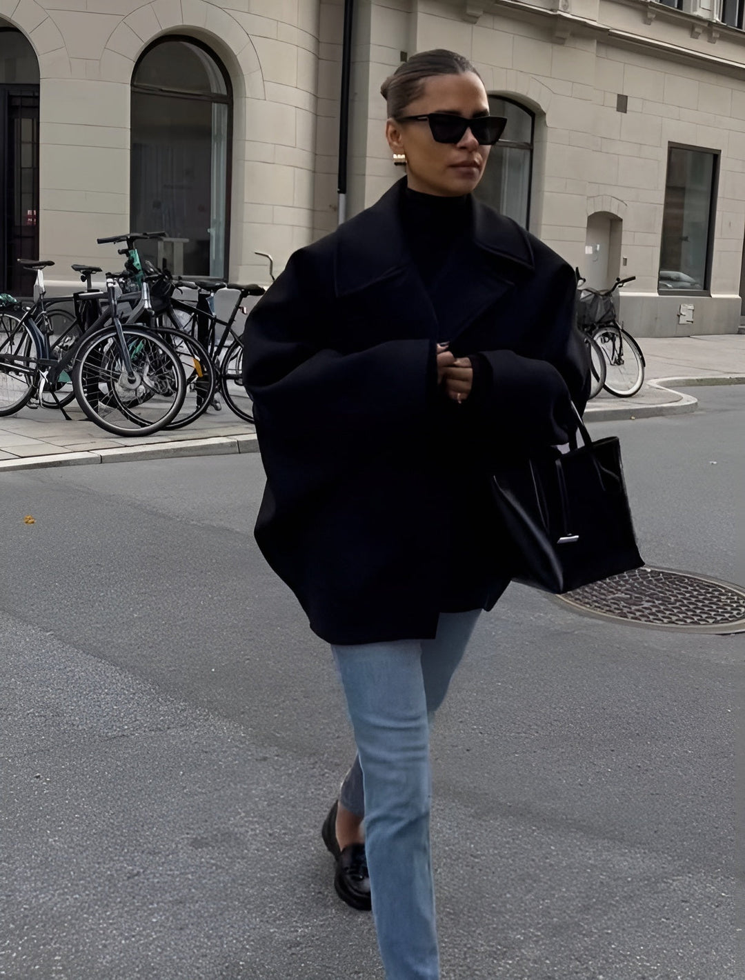 Veste Réversible Élégante Femme