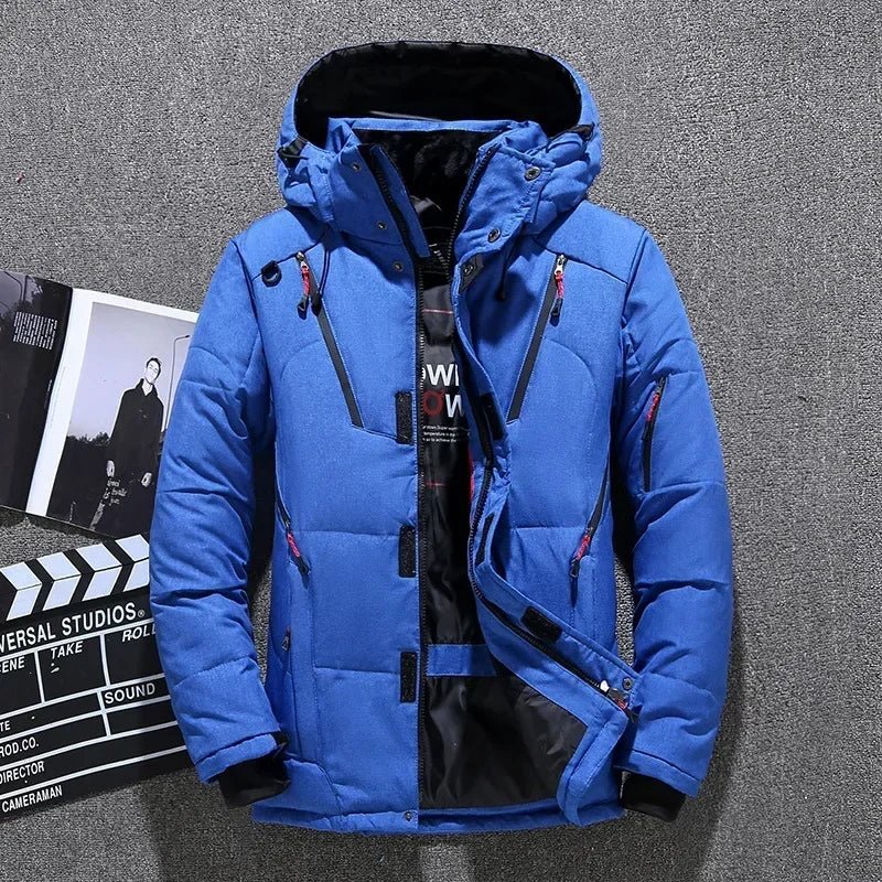 Combinaison de Ski Homme Imperméable et Isolante à Capuche