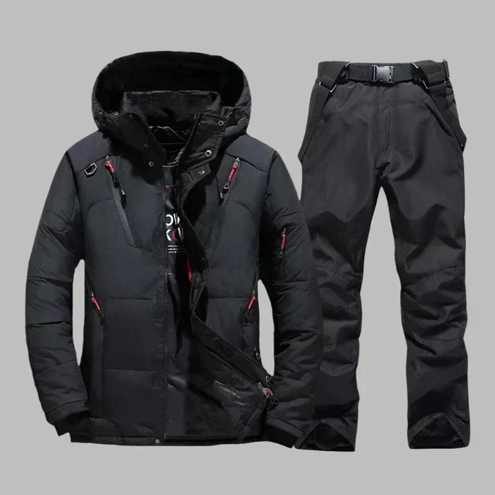 Combinaison de Ski Homme Imperméable et Isolante à Capuche