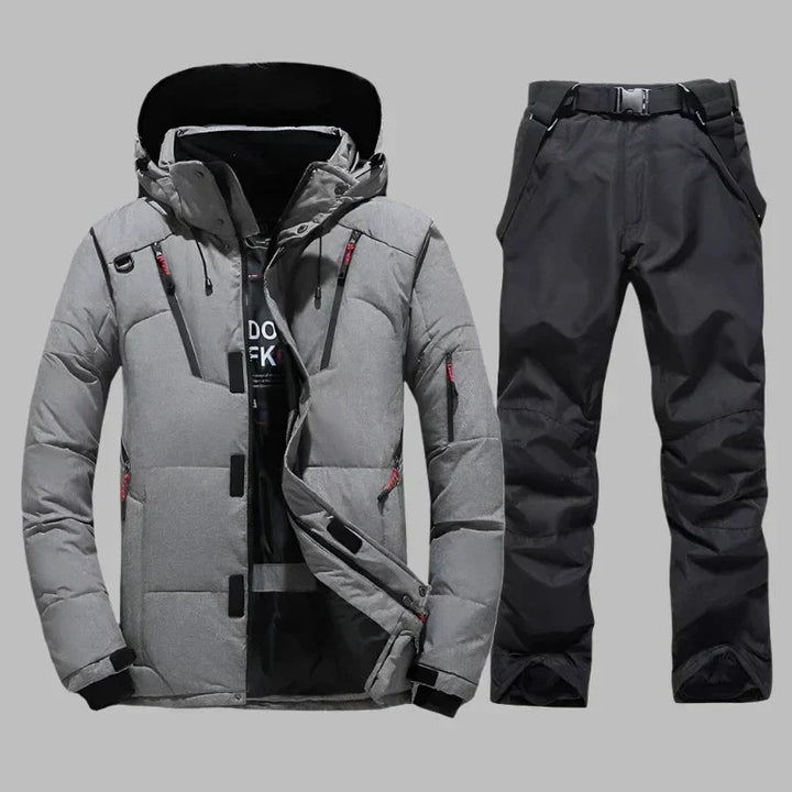 Combinaison de Ski Homme Imperméable et Isolante à Capuche