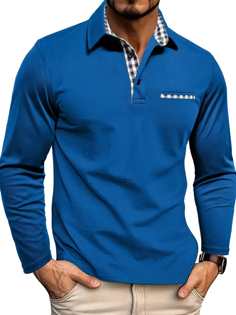 Polo Homme à Manches Longues