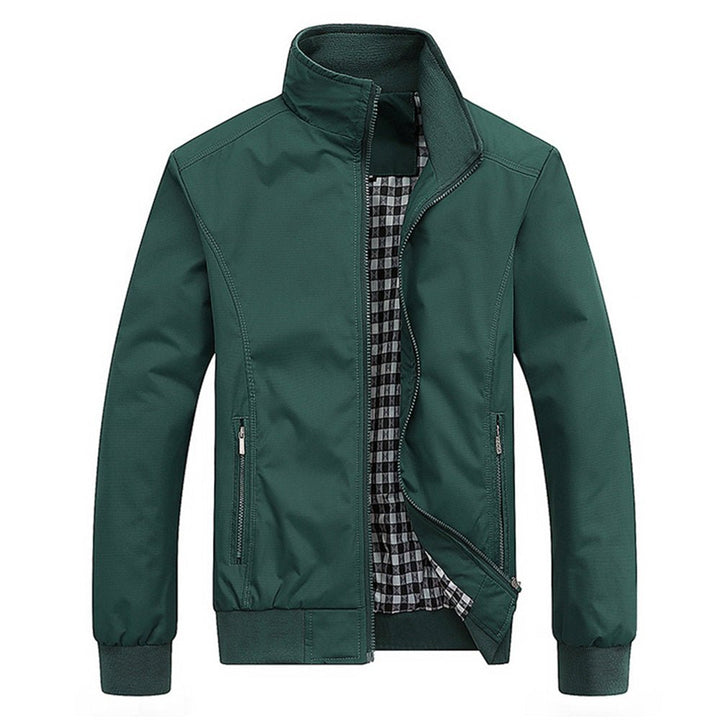 Veste Homme Légère Imperméable et Coupe-Vent à Col Montant