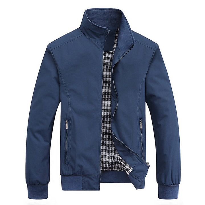 Veste Homme Légère Imperméable et Coupe-Vent à Col Montant