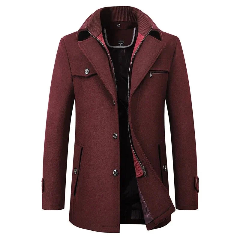 Veste d’Hiver Homme Imperméable et Isolante à Poignets Ajustables