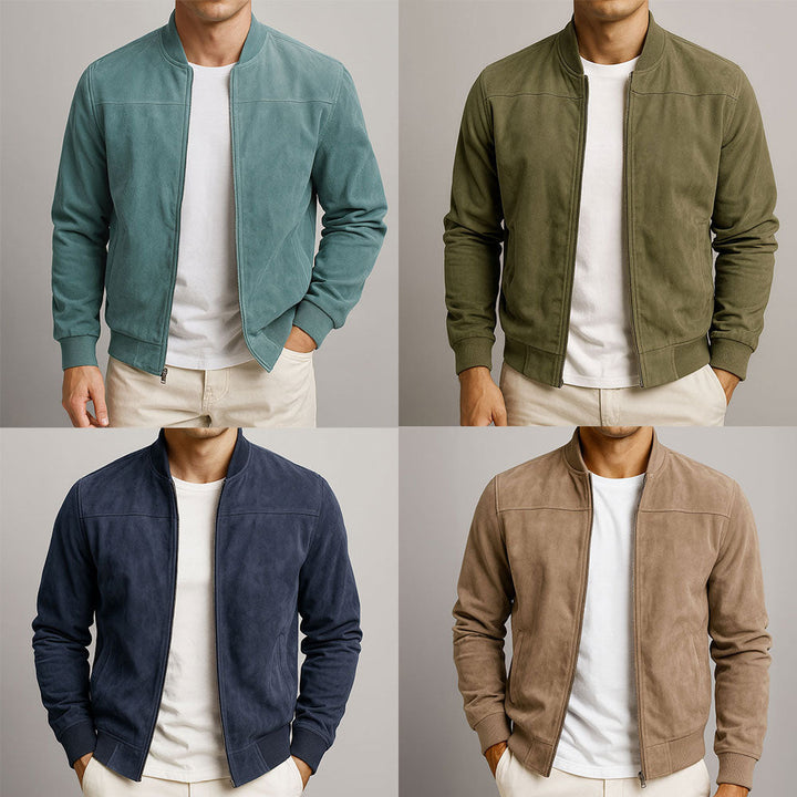 Veste Homme en Cuir Suédé
