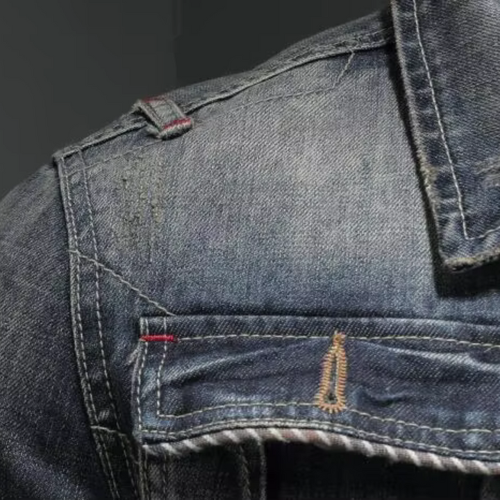 NATHAN - Veste en Denim Classique pour Hommes