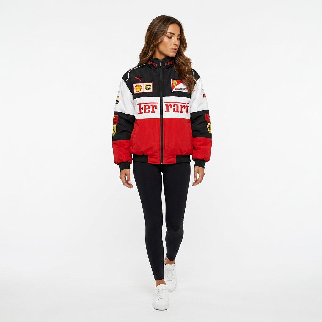 Veste de Course Oversize à Fermeture Zippée pour Femme