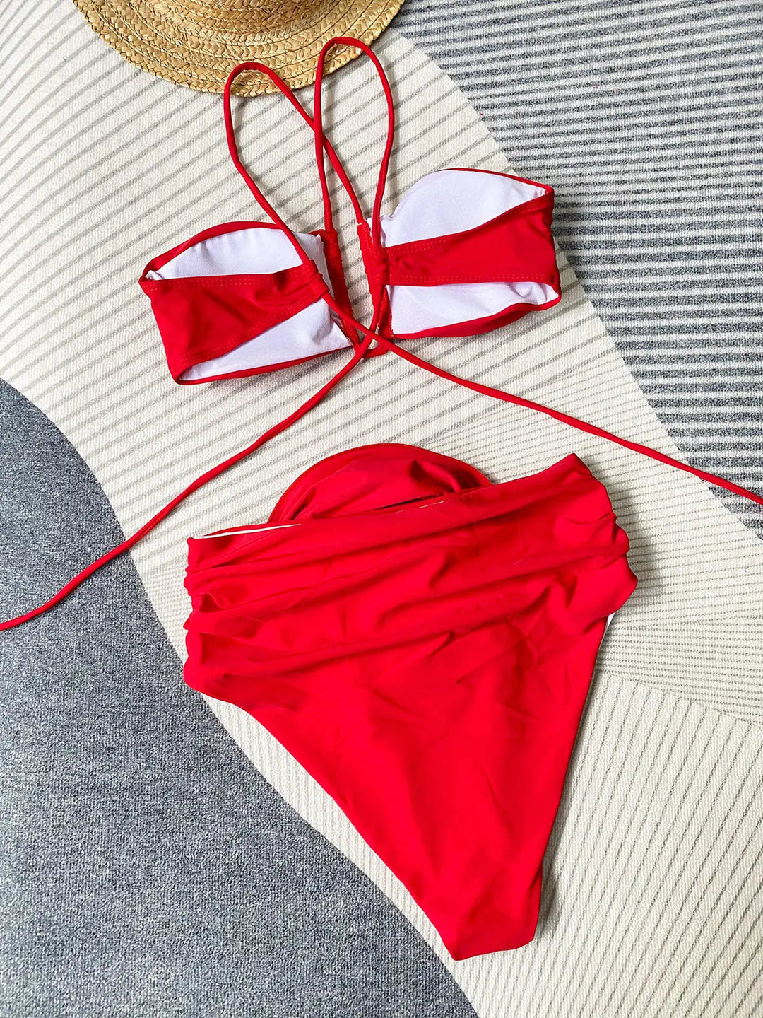 Émeraude | Maillot de Bain pour Femme | Bikini Deux Pièces, Floral & Élégant