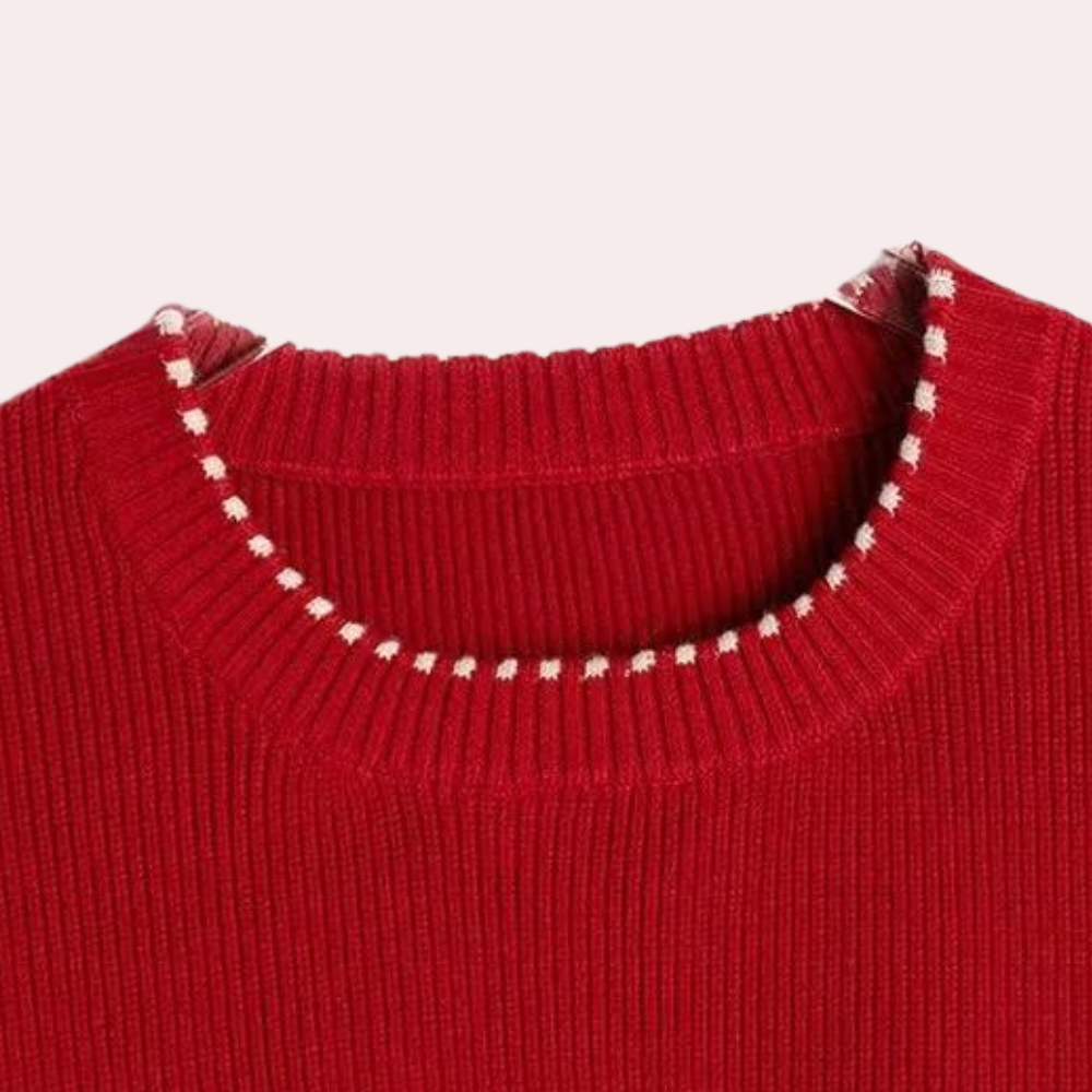 PENINAH - Pull à Col Rond Elégant pour Femme