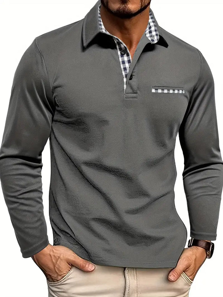 Polo Homme à Manches Longues