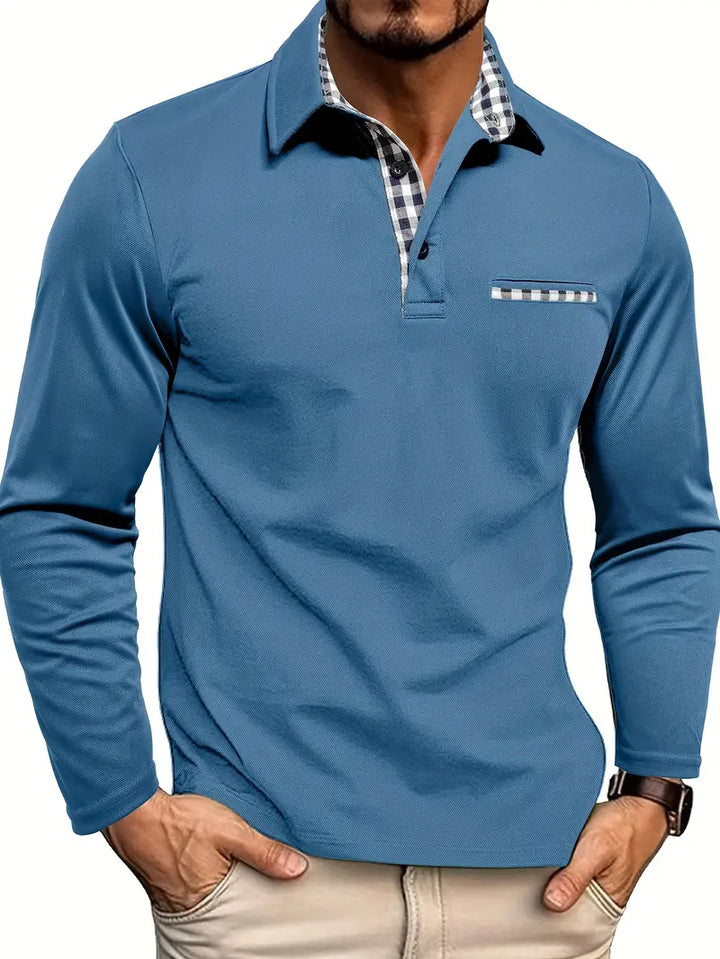 Polo Homme à Manches Longues