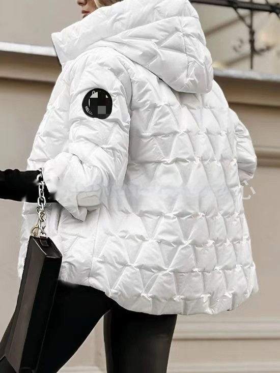 Veste Matelassée Femme Hiver à Capuche Zippée