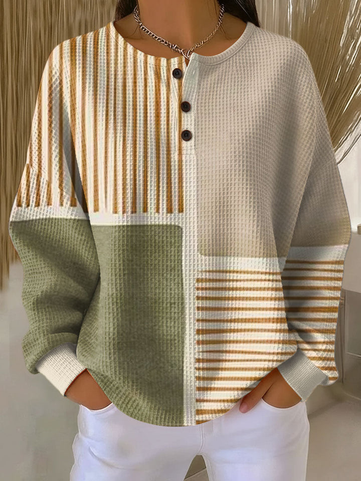 Pull Femme en Tricot Waffle