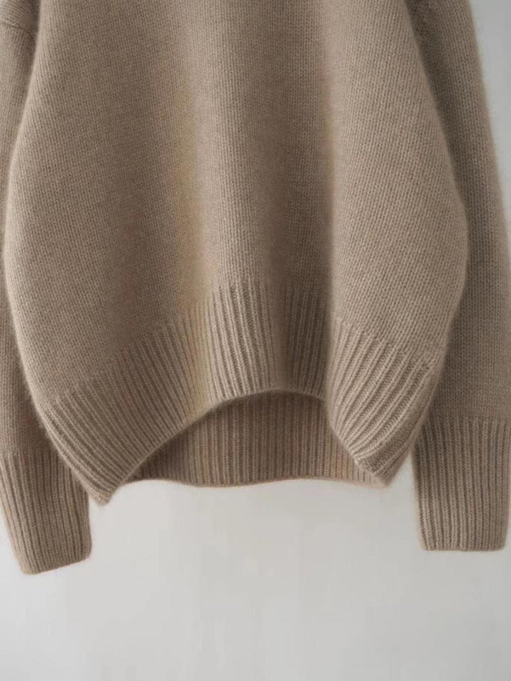 Pull Col Roulé Femme en Cachemire