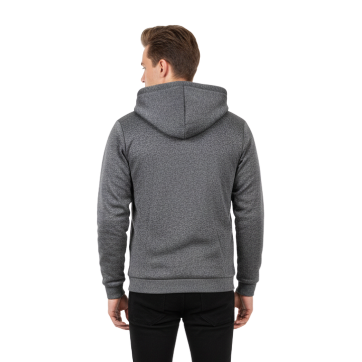 Veste Polaire Homme Doublée Sherpa À Capuche Coupe Vent