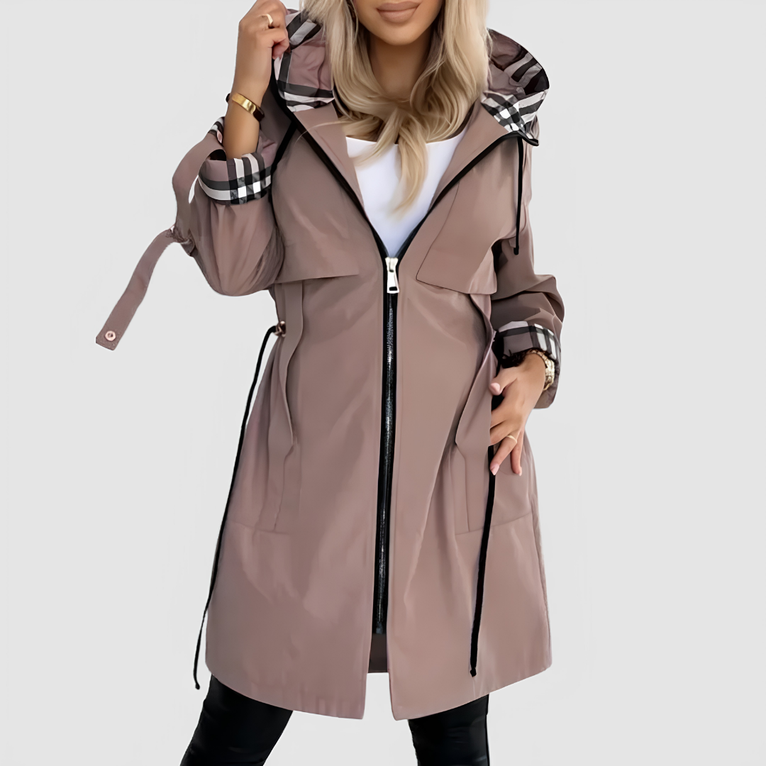 Manteau Imperméable Femme Zippé