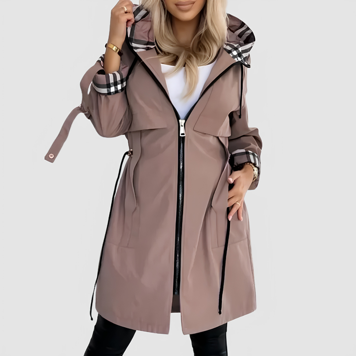 Manteau Imperméable Femme Zippé