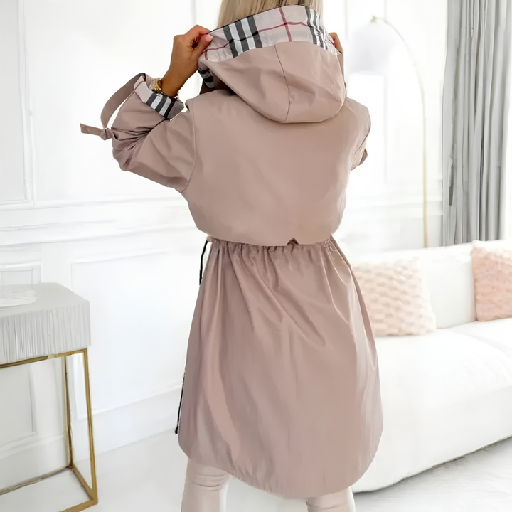 Manteau Imperméable Femme Zippé