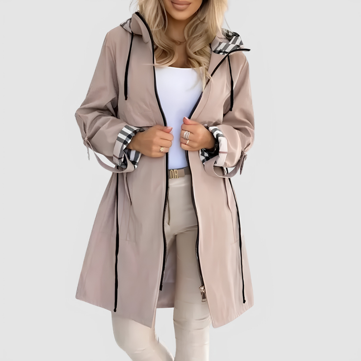 Manteau Imperméable Femme Zippé