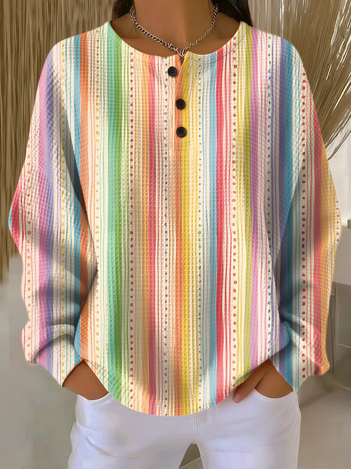 Pull Femme en Tricot Waffle