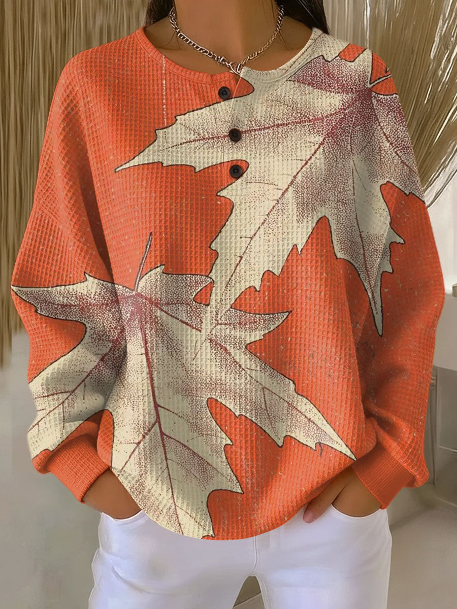 Pull Femme en Tricot Waffle