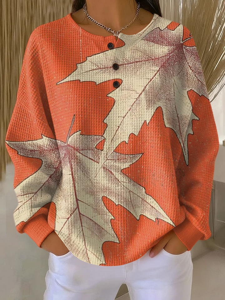 Pull Femme en Tricot Waffle
