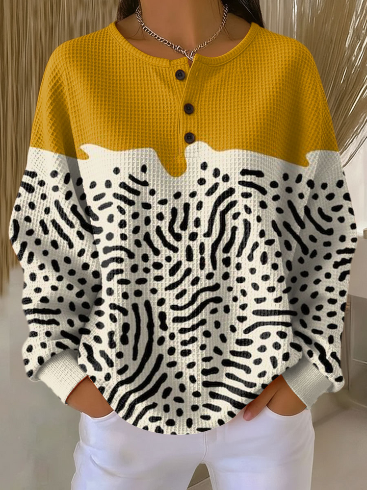 Pull Femme en Tricot Waffle