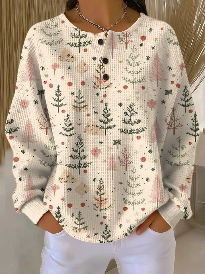 Pull Femme en Tricot Waffle