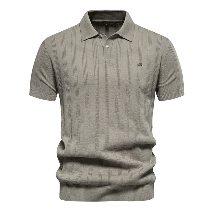Célestin | Polo en maille rayé pour hommes